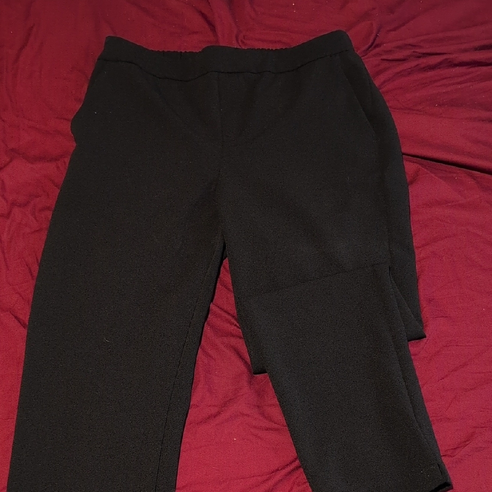 Briggs New York Black Straight Leg Pants